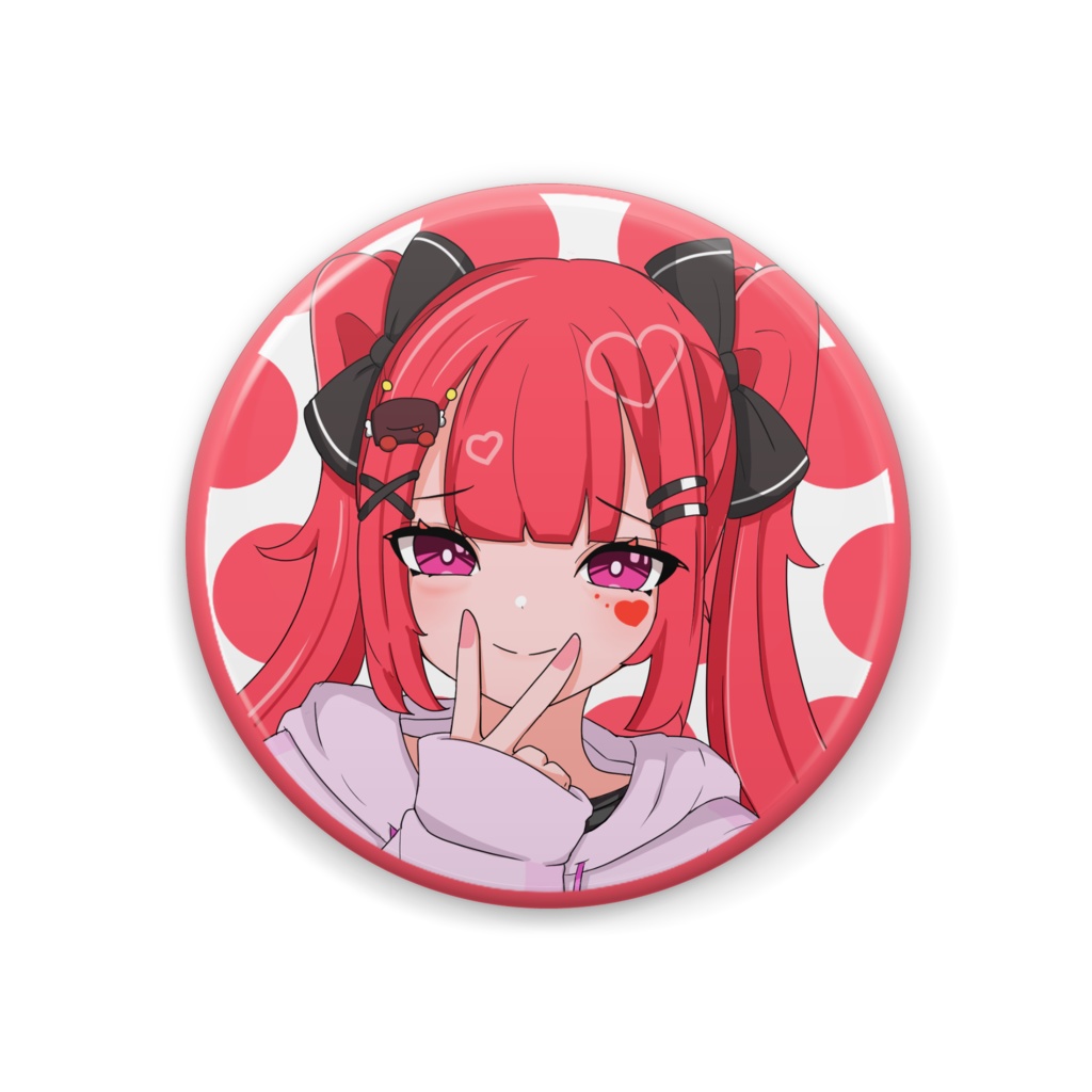 もえちゃん(缶バッジ)