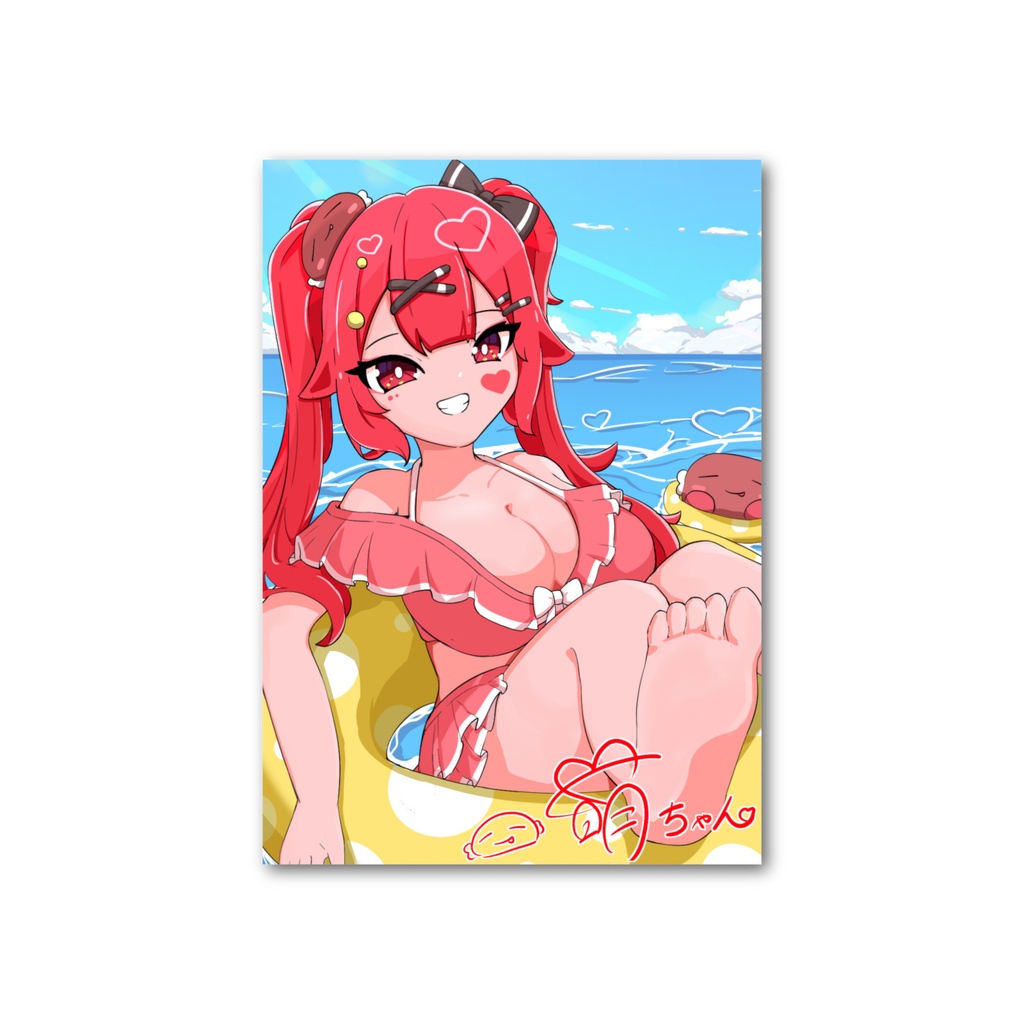 もえちゃん　水着姿2026 フォト風カード
