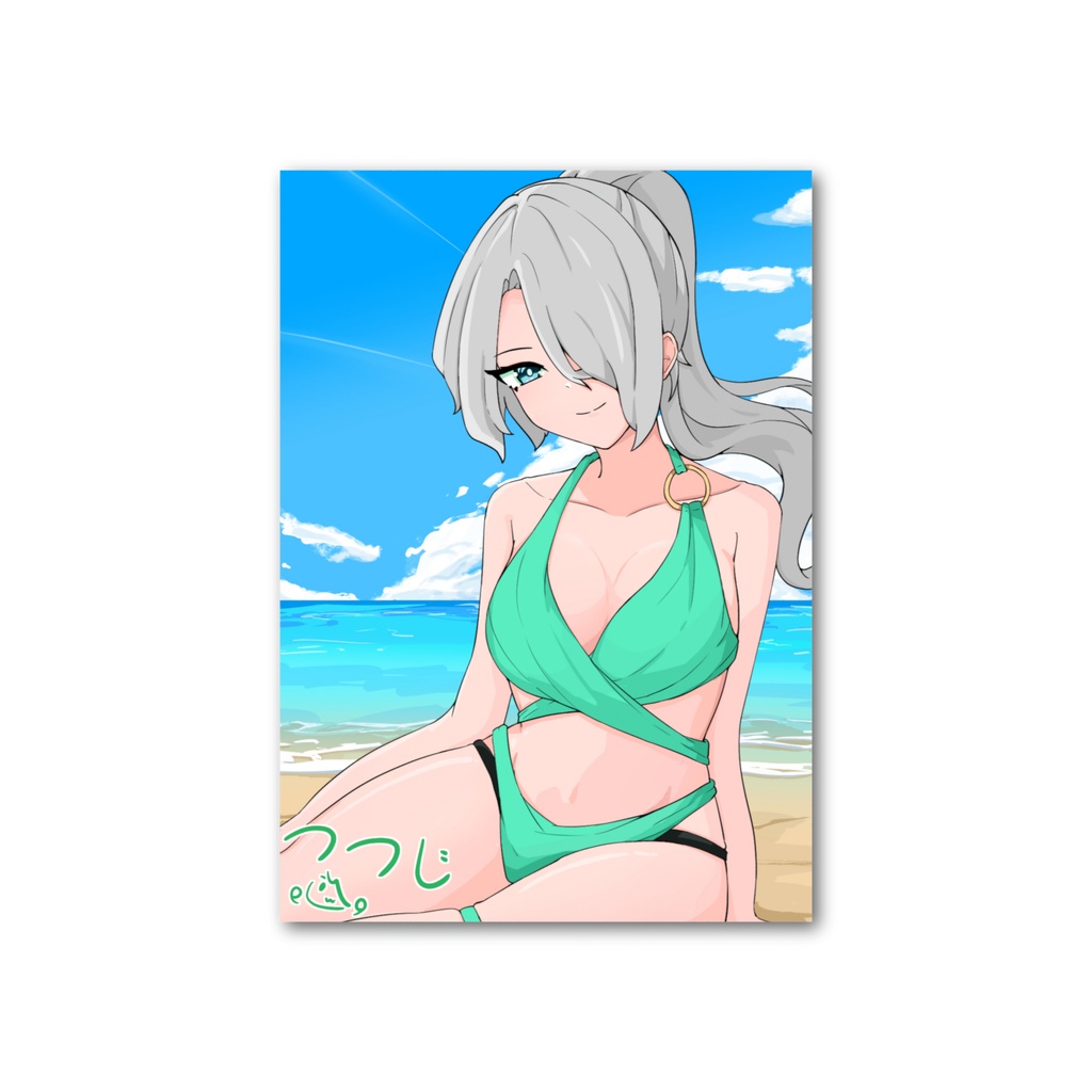 つつじちゃん　水着姿2026 フォト風カード