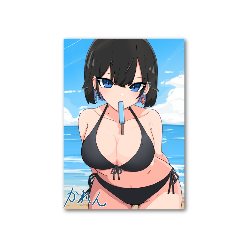 かれん　水着姿2026 フォト風カード