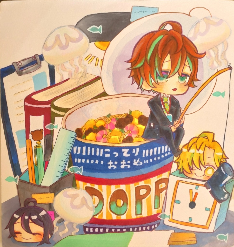 ヒプノシスマイク　観音坂独歩　原画