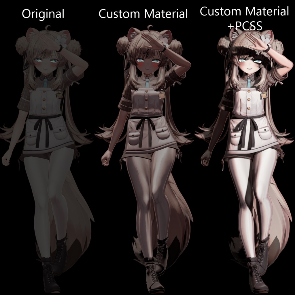 MANUKA用 なんか存在感の出る! LilToon Custom Material Preset