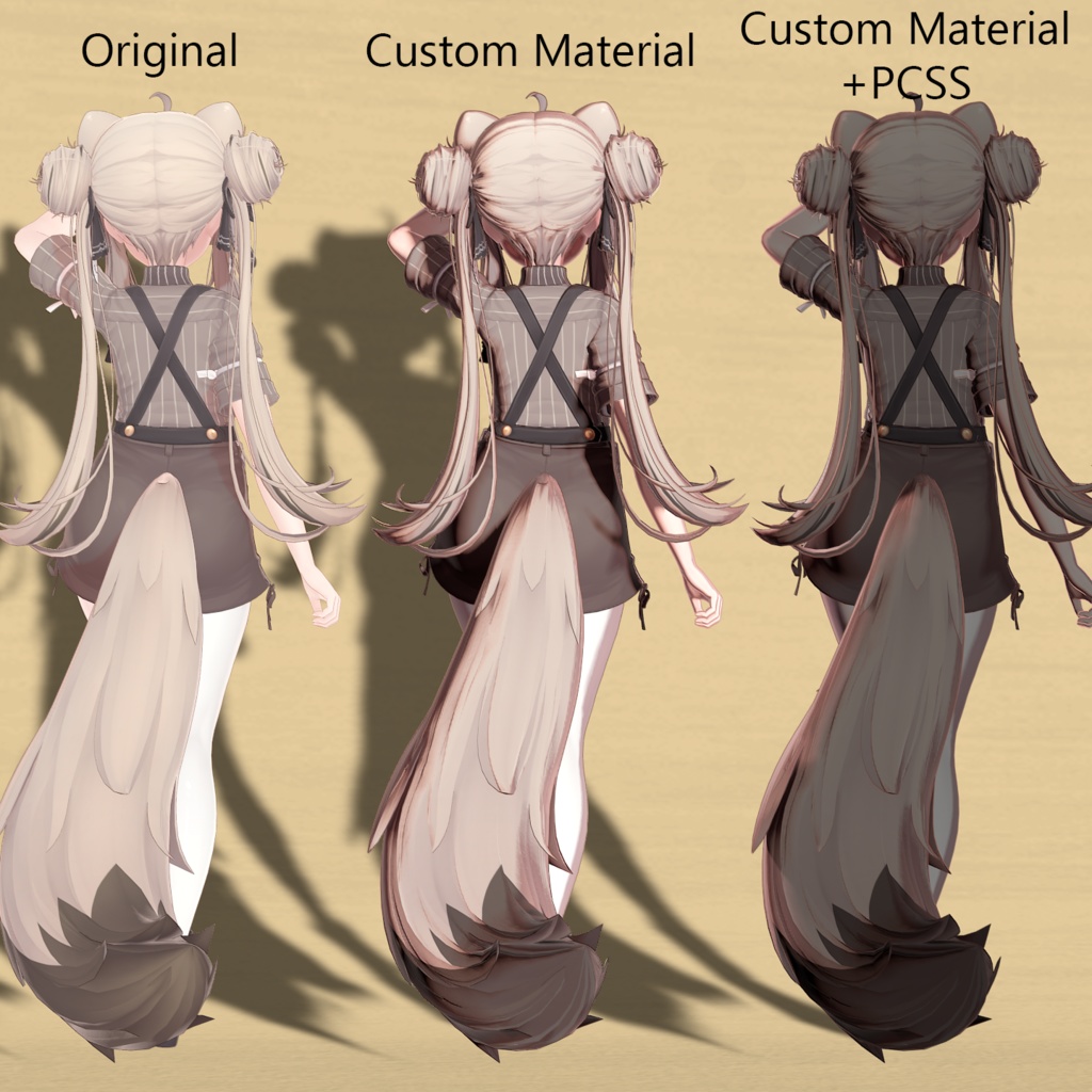 MANUKA用 なんか存在感の出る! LilToon Custom Material Preset