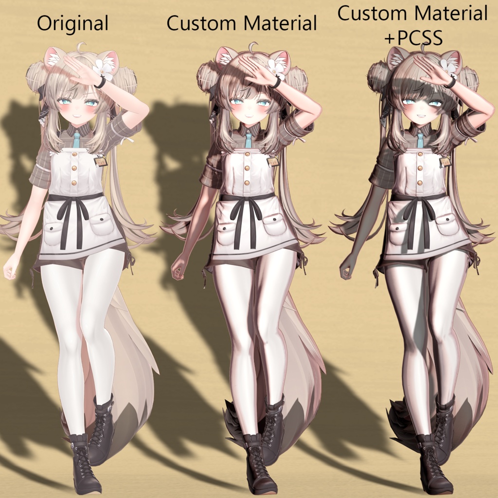 MANUKA用 なんか存在感の出る! LilToon Custom Material Preset