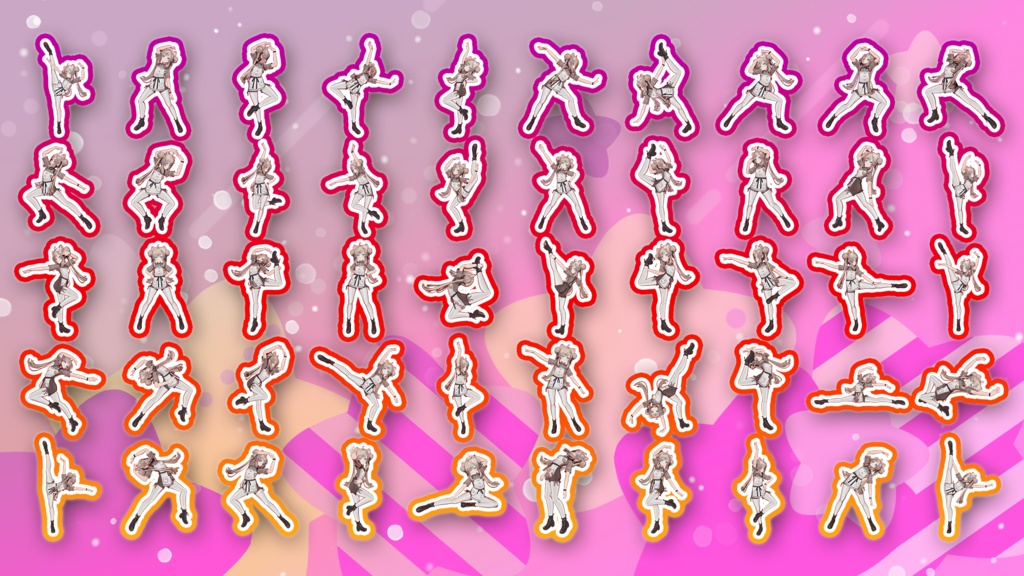 Prefab置くだけ!100種類 ポーズモーション集 vol2