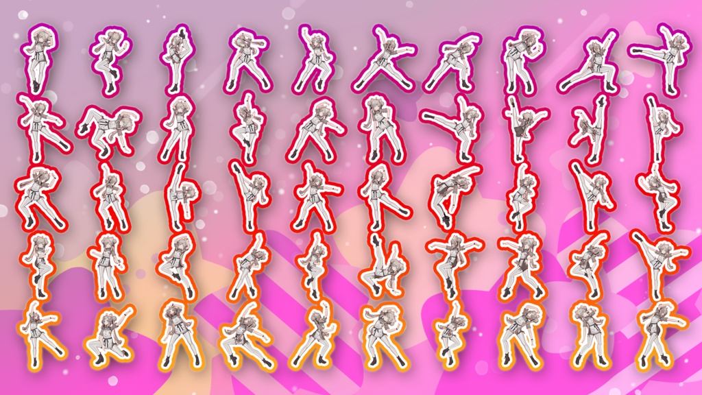 Prefab置くだけ!100種類 ポーズモーション集 vol3