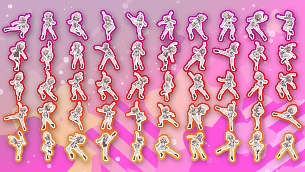 Prefab置くだけ!100種類 ポーズモーション集 vol4