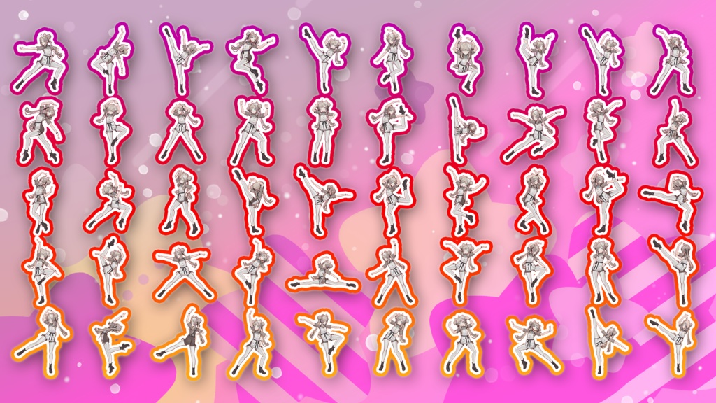 Prefab置くだけ!100種類 ポーズモーション集 vol4