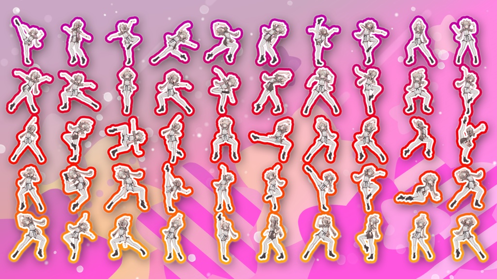 Prefab置くだけ!100種類 ポーズモーション集 vol5