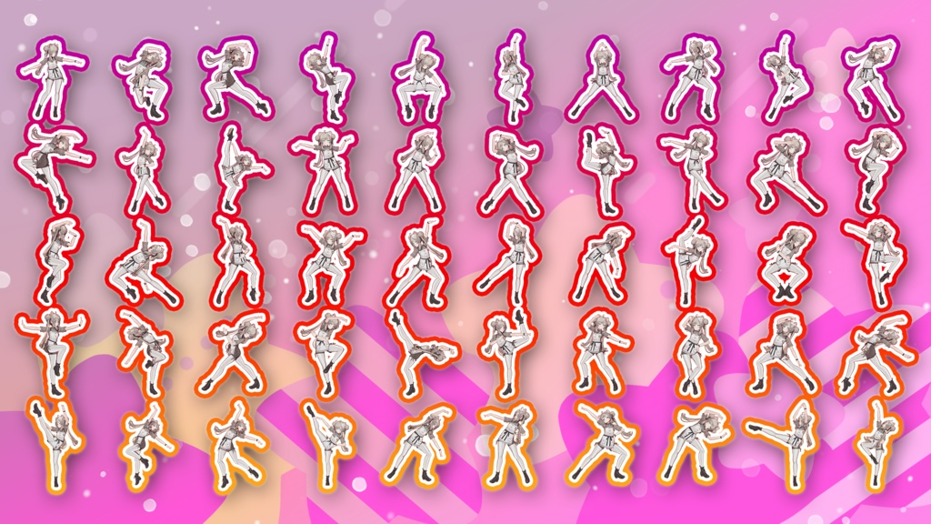 Prefab置くだけ!100種類 ポーズモーション集 vol5