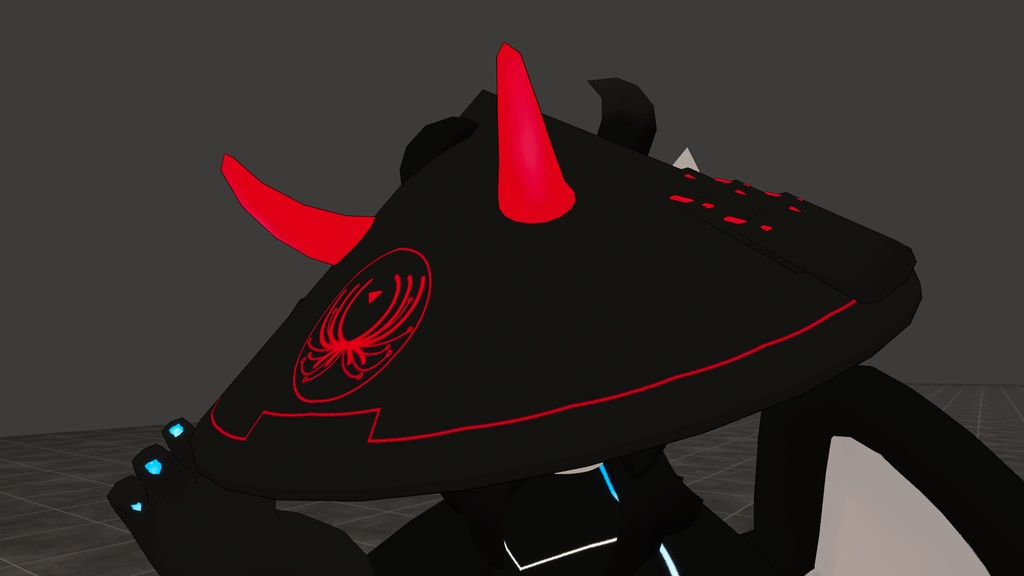 【無料】SF三度笠【オリジナル3Dモデル】