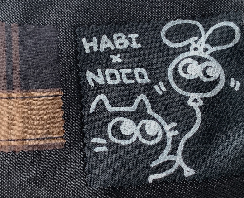 【konoco】リメイクポーチ -はてなびっくりうさ×ねこの子-