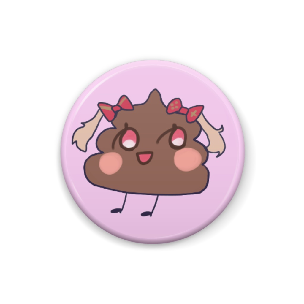 「赤音ほむら1周年記念」手書き缶バッジ25mm