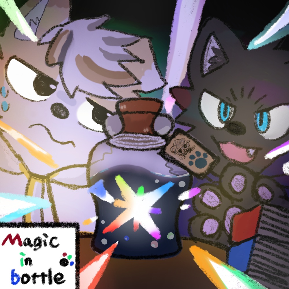 【Magic in bottle】 楽曲付きアクリルキーホルダー