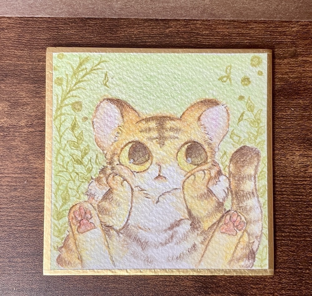 原画「とらのこ　ほっぺ」