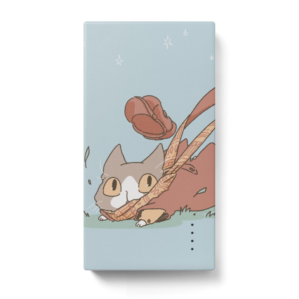 夜とねこ モバイルバッテリー【受注生産】