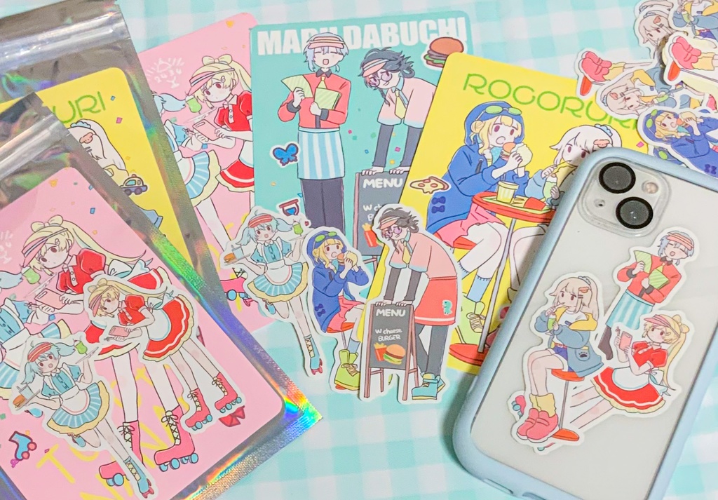 ポストカード＋ステッカーセット