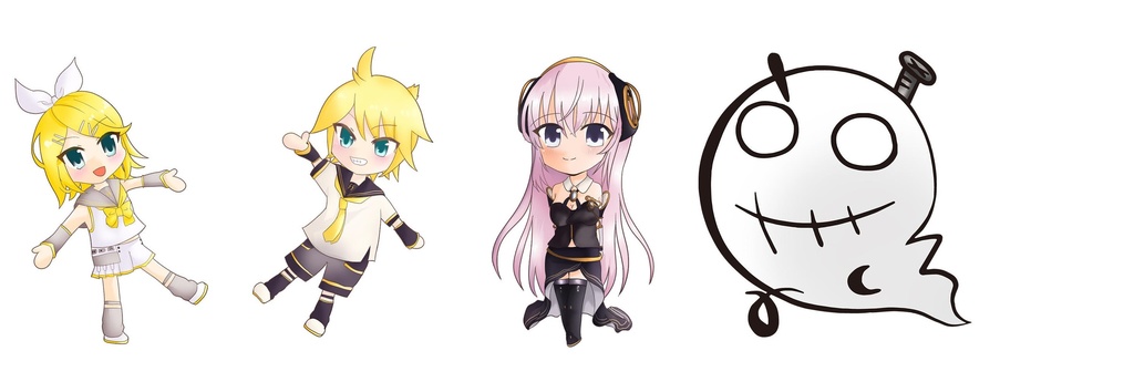 『ルカさんといっしょ』シール8枚セット