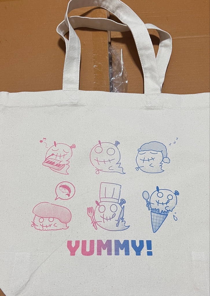 やみートートバッグ(缶バッジ付き)