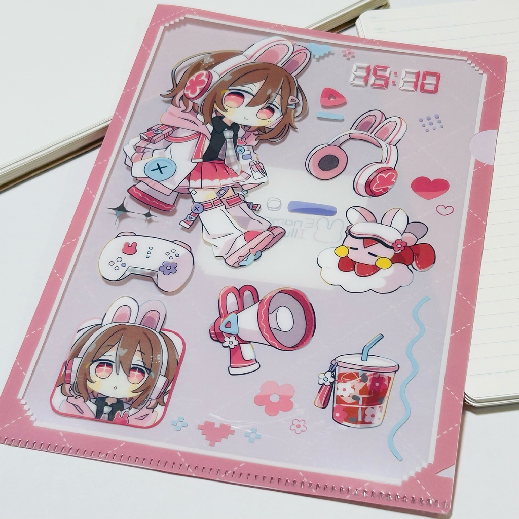 デジタルポップ A5クリアファイル