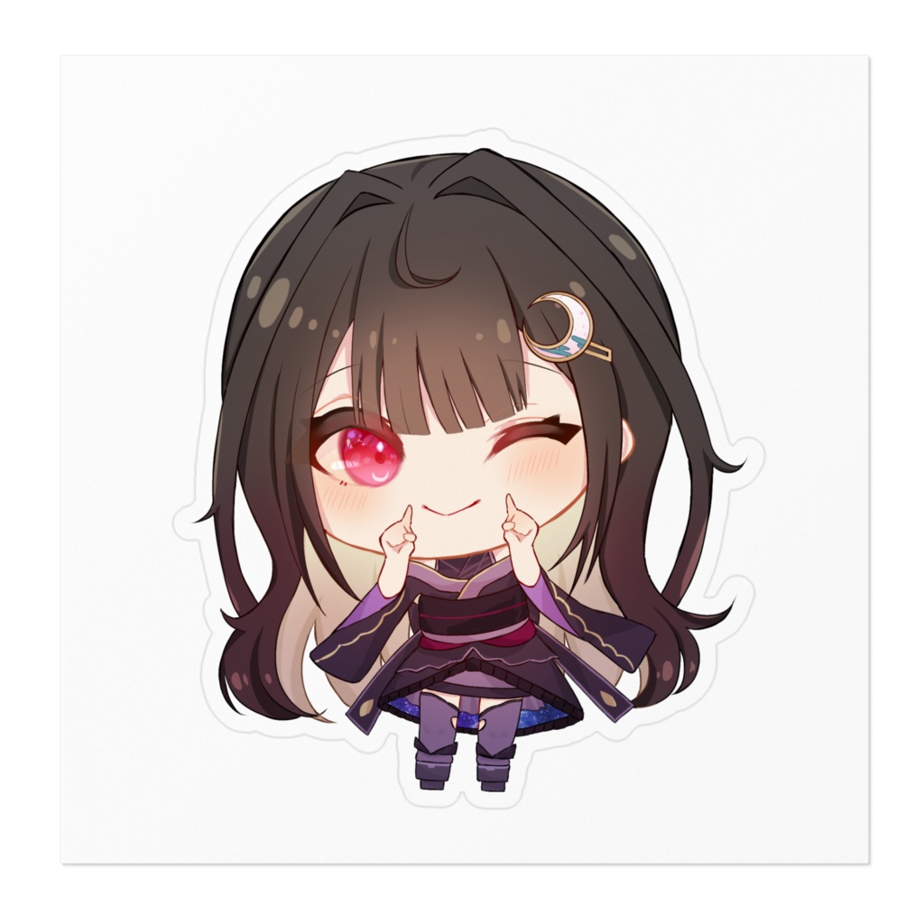 ステッカー【にぱー】