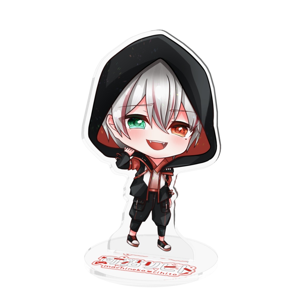 ちびきゃら【町猫リヒト】アクリルスタンド(100ミリ)