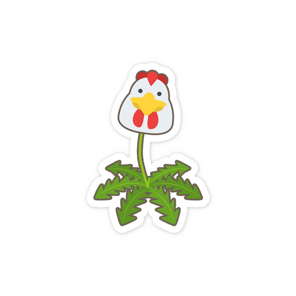 ぽぽとりステッカー