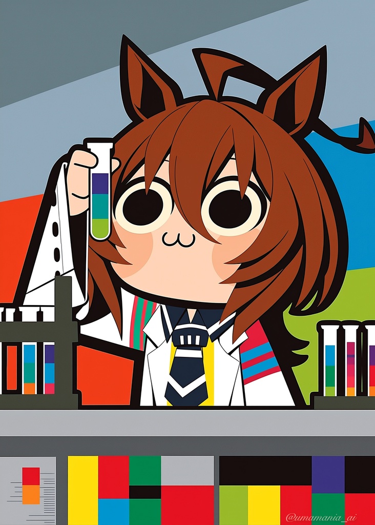 『POP LAB』A4額縁入りAIアートプリント