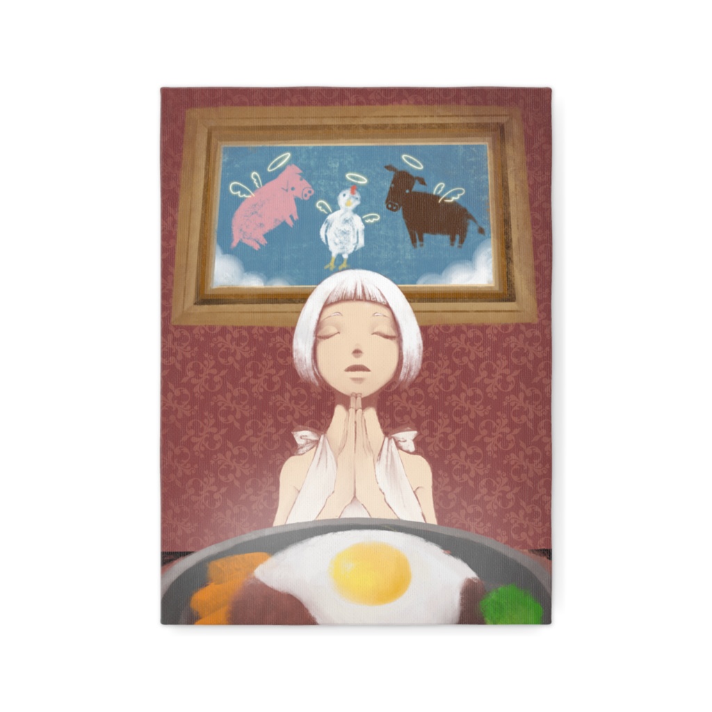 キャンバス - F4『食事│meal』