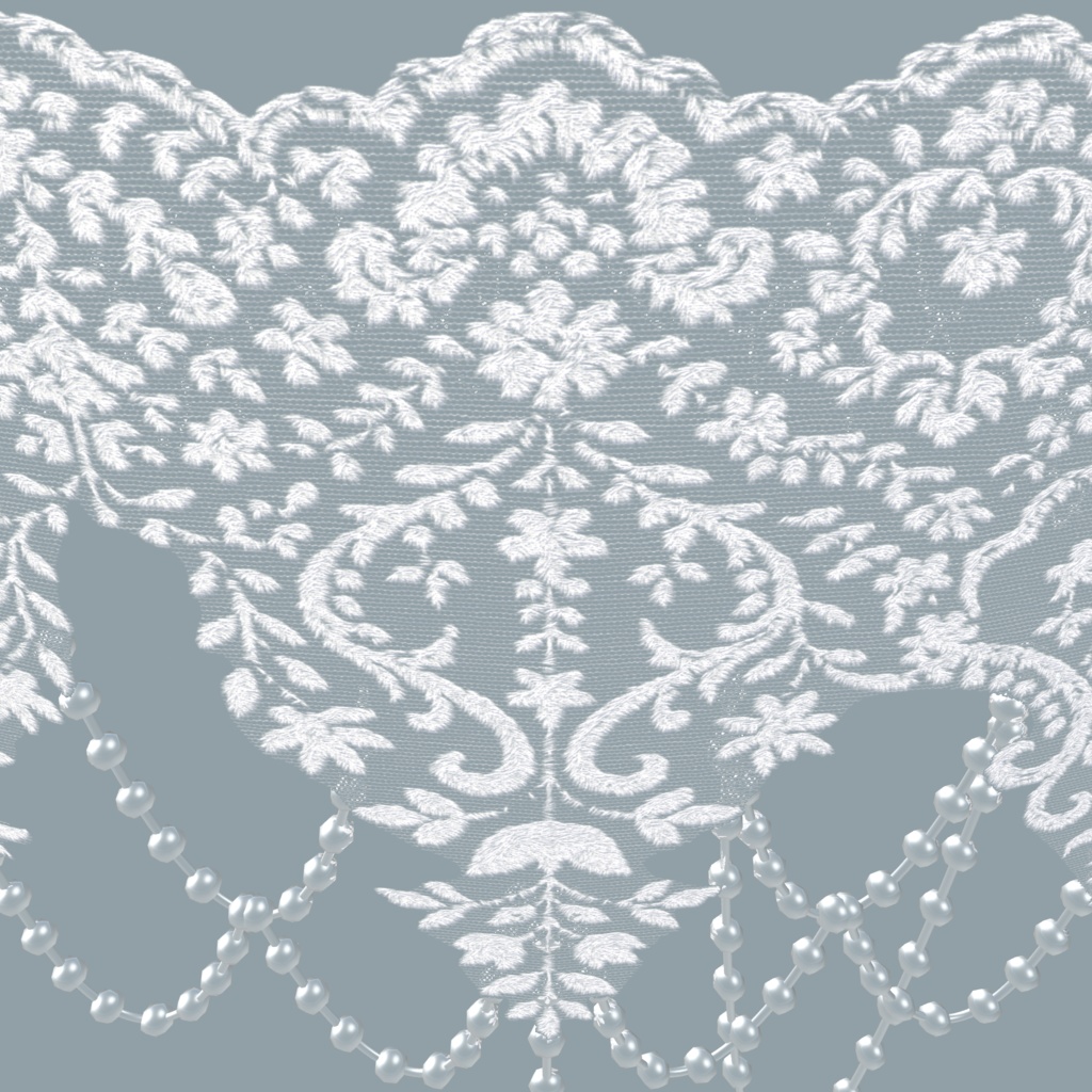 【VRC向け小物】蜘蛛の巣ヘイロー