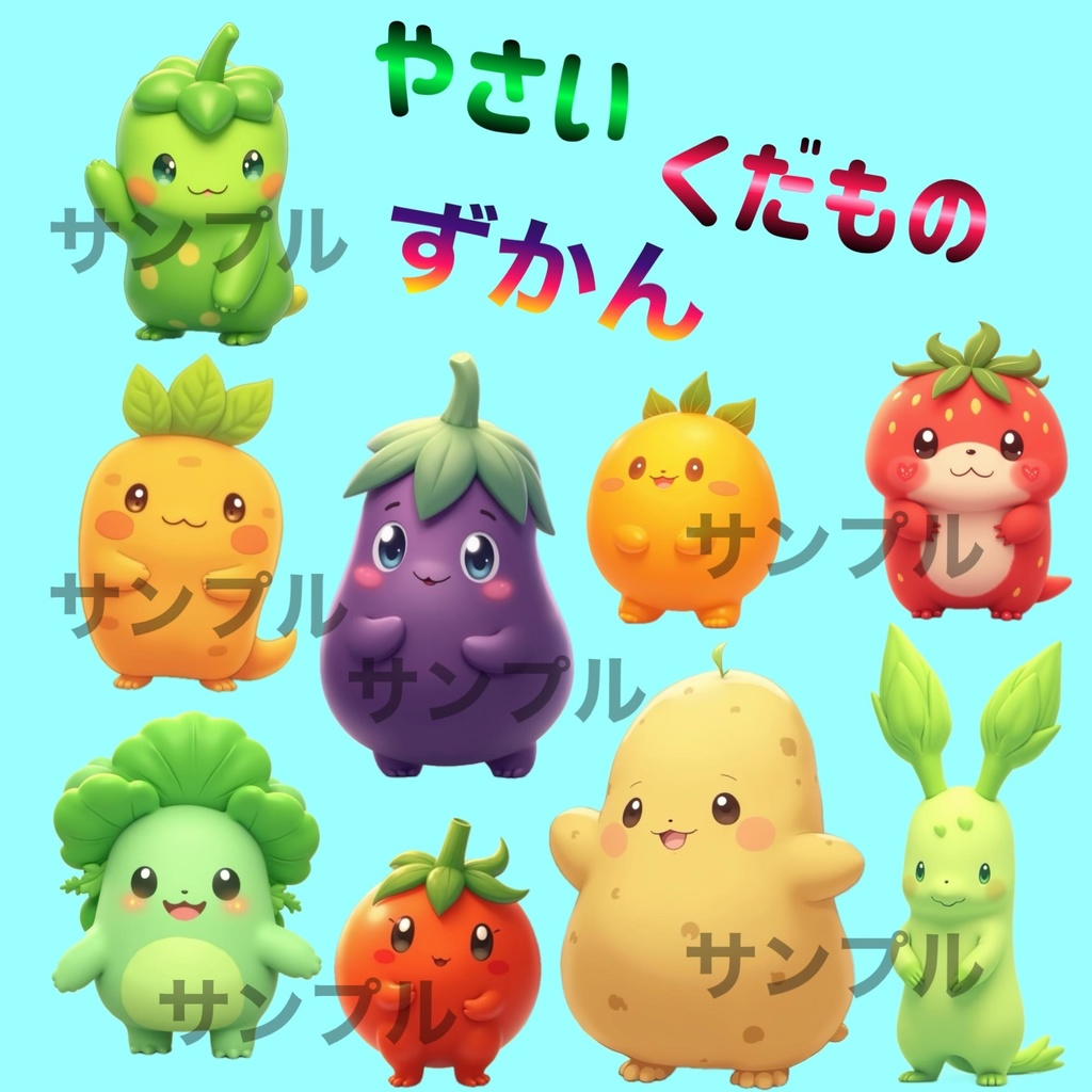 野菜　果物　図鑑