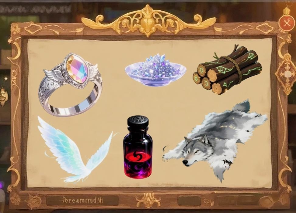 アイテム素材(50個) イラスト