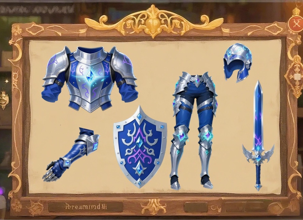 アイテム素材(50個) イラスト