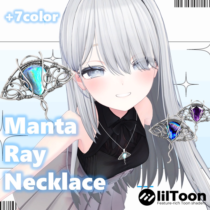 【7Color】Manta Ray Necklace