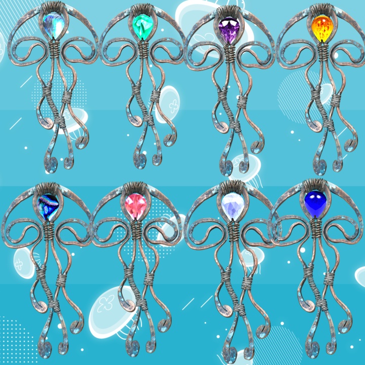 【無料】Jellyfish Necklace【8Color】