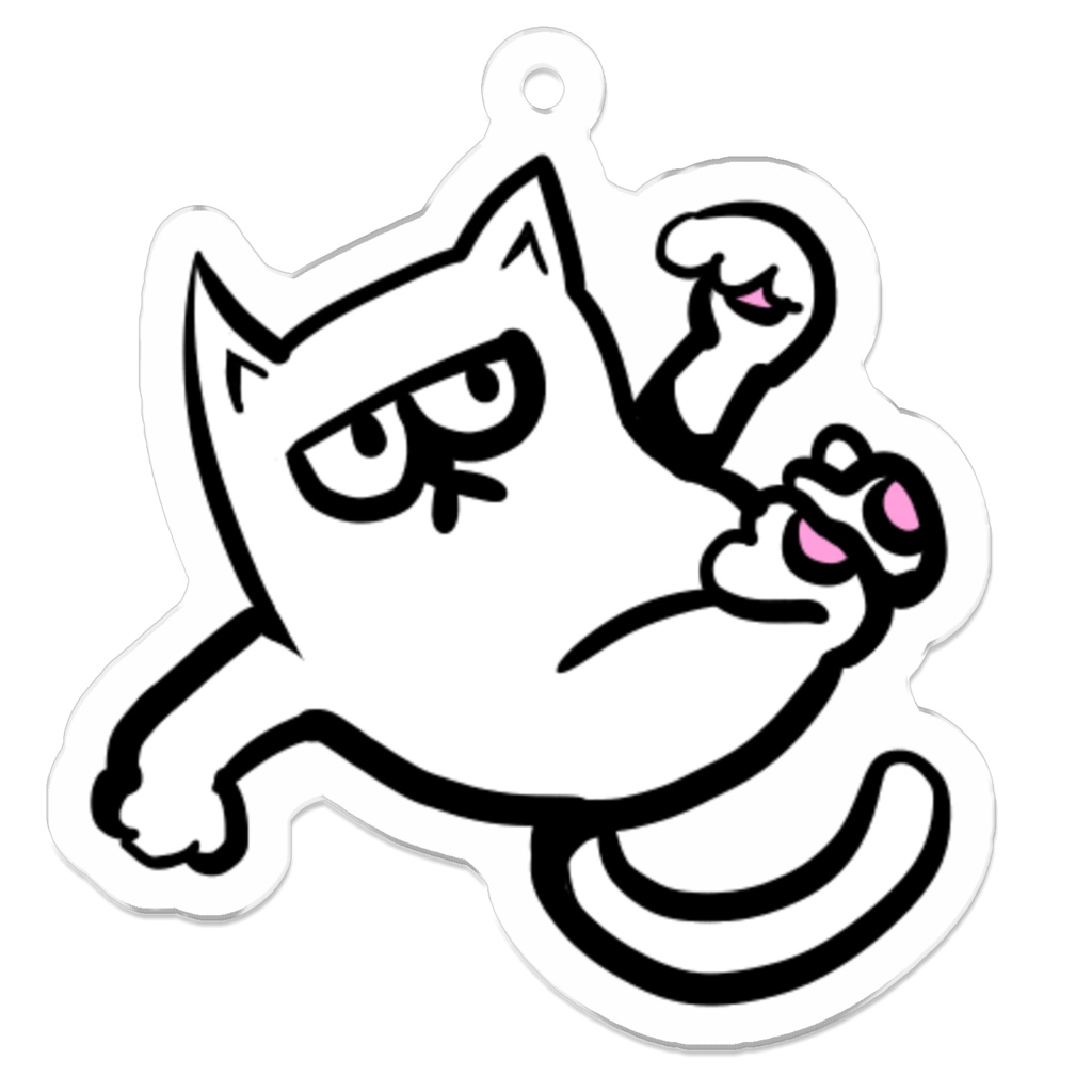 某猫アクリルキーホルダー
