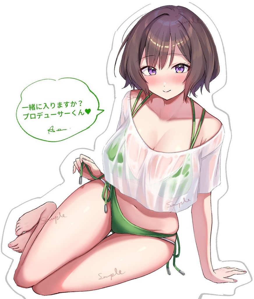 温泉水着あさり先生アクスタ