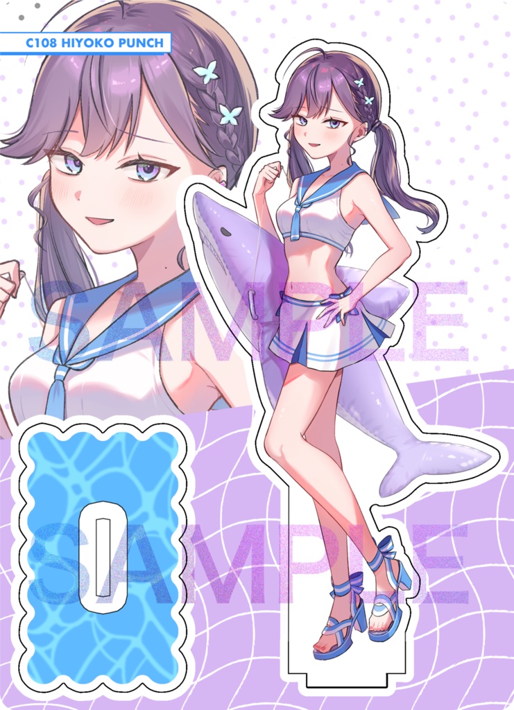 【C108】セーラー水着アクスタ-燐羽