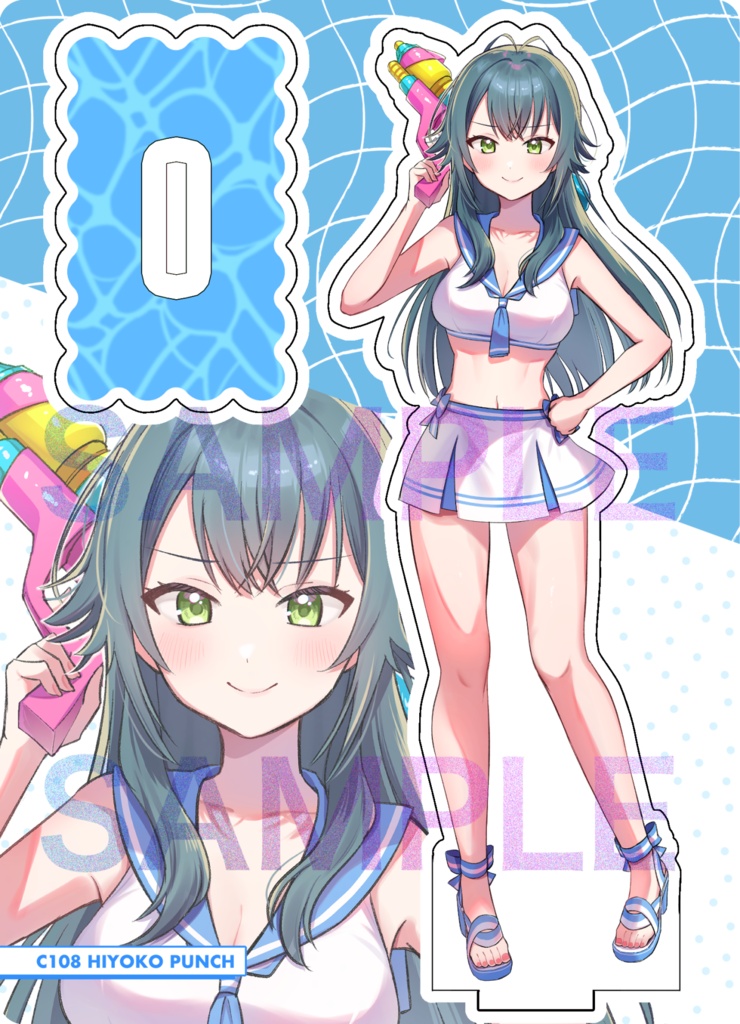 【C108】セーラー水着アクスタ-手毬