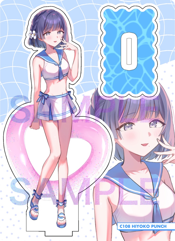 【C108】セーラー水着アクスタ-美鈴
