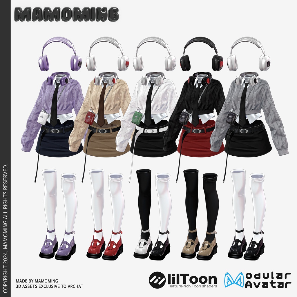 ❰Setup❱ 13アバター対応 Set_001 spring knit setup