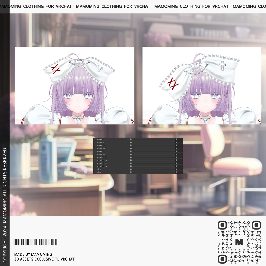 ❰Setup❱ 7アバター対応 Set_003 Maid School uniform