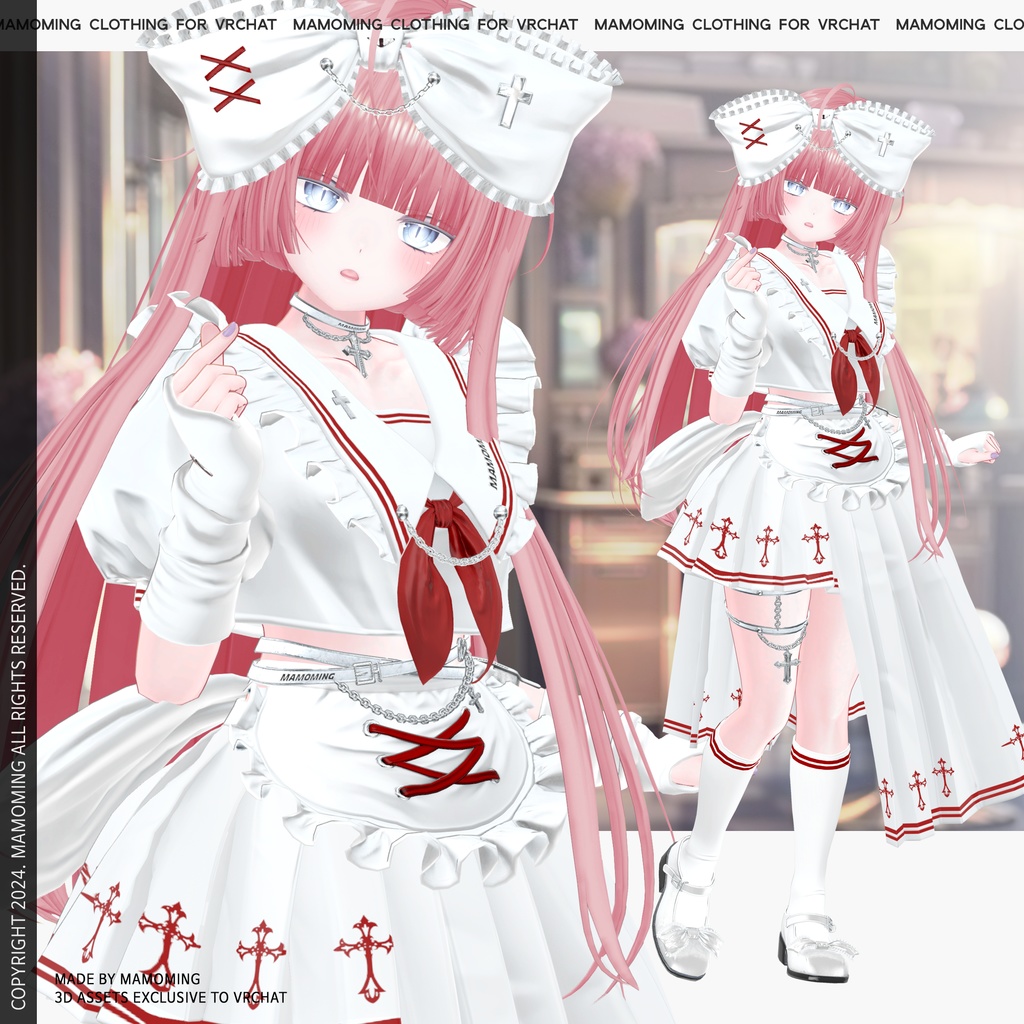 ❰Setup❱ 7アバター対応 Set_003 Maid School uniform