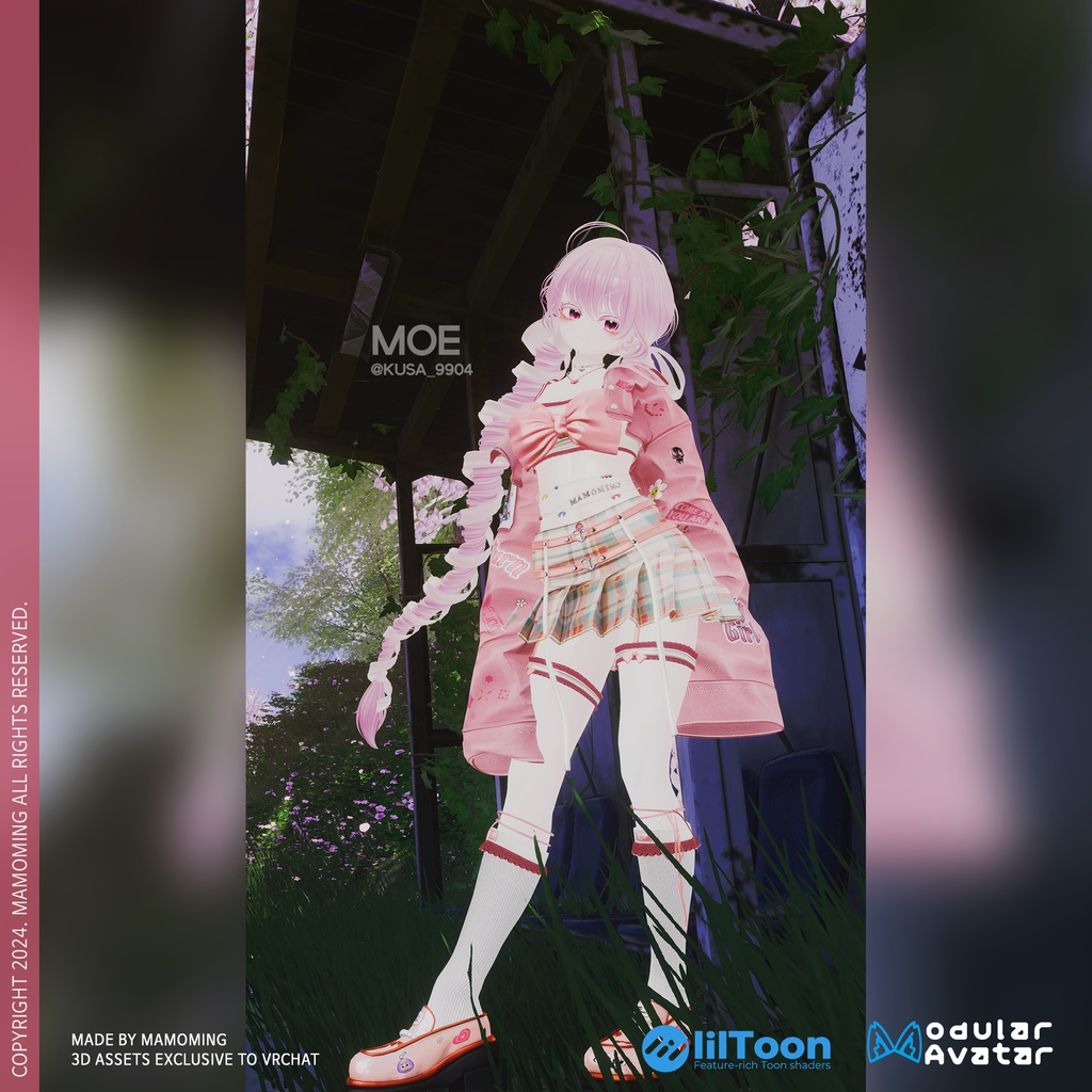 ❰Setup❱ 9アバター対応 Set_004 big ribbon uniform