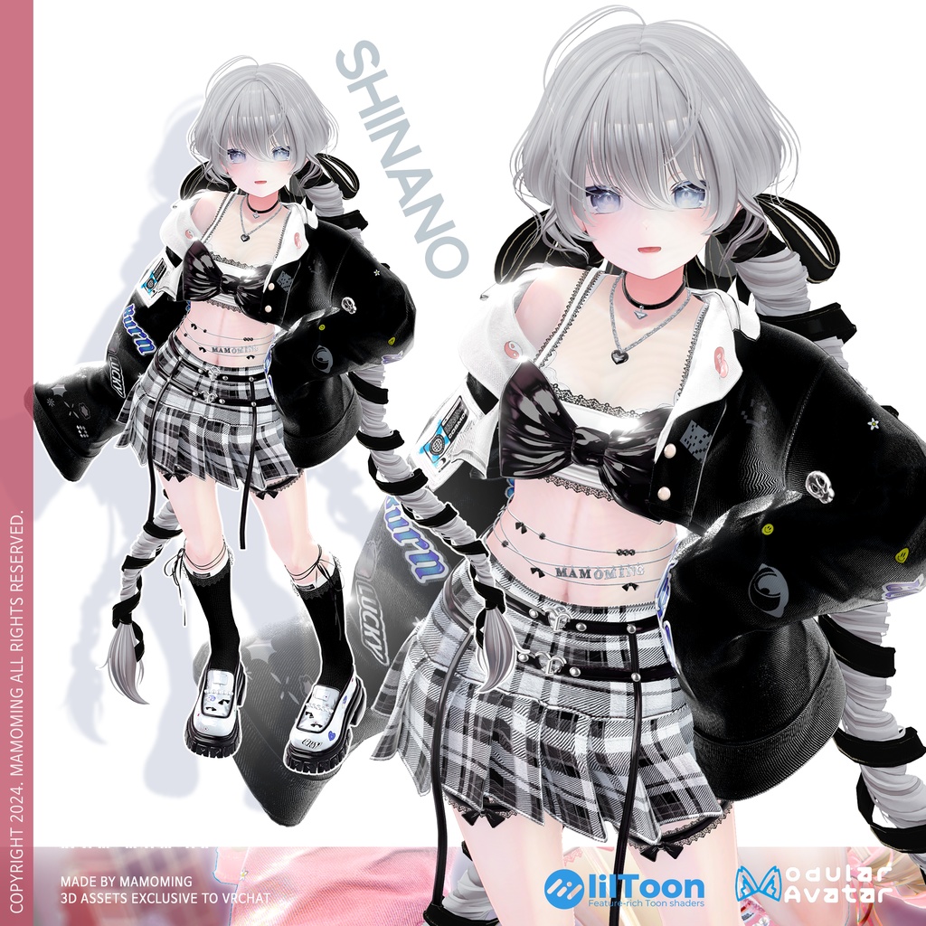 ❰Setup❱ 9アバター対応 Set_004 big ribbon uniform