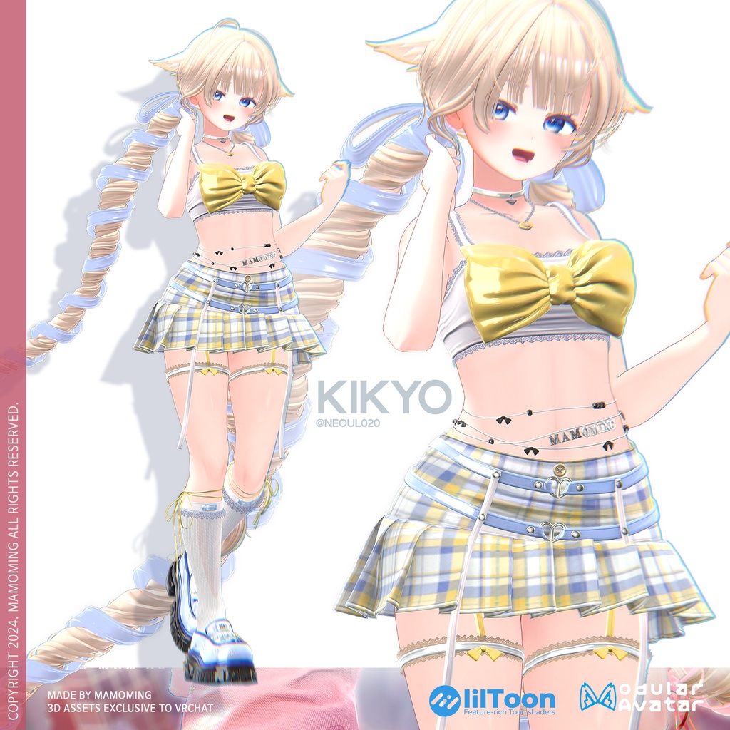 ❰Setup❱ 9アバター対応 Set_004 big ribbon uniform