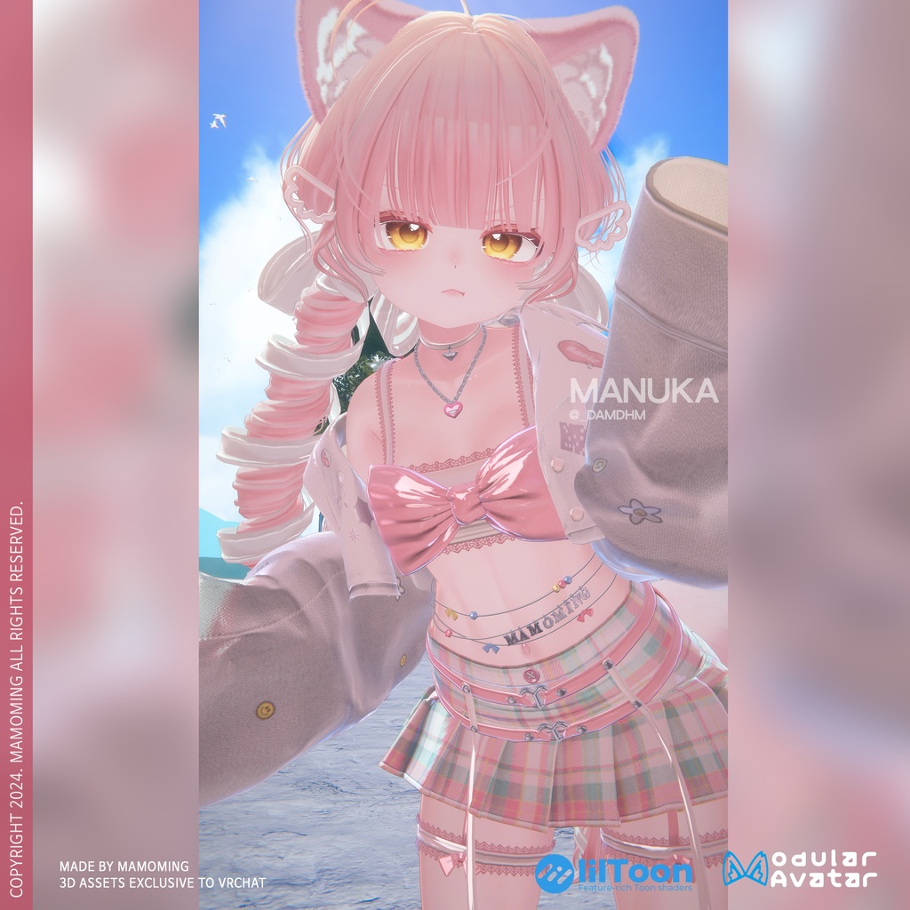 ❰Setup❱ 9アバター対応 Set_004 big ribbon uniform