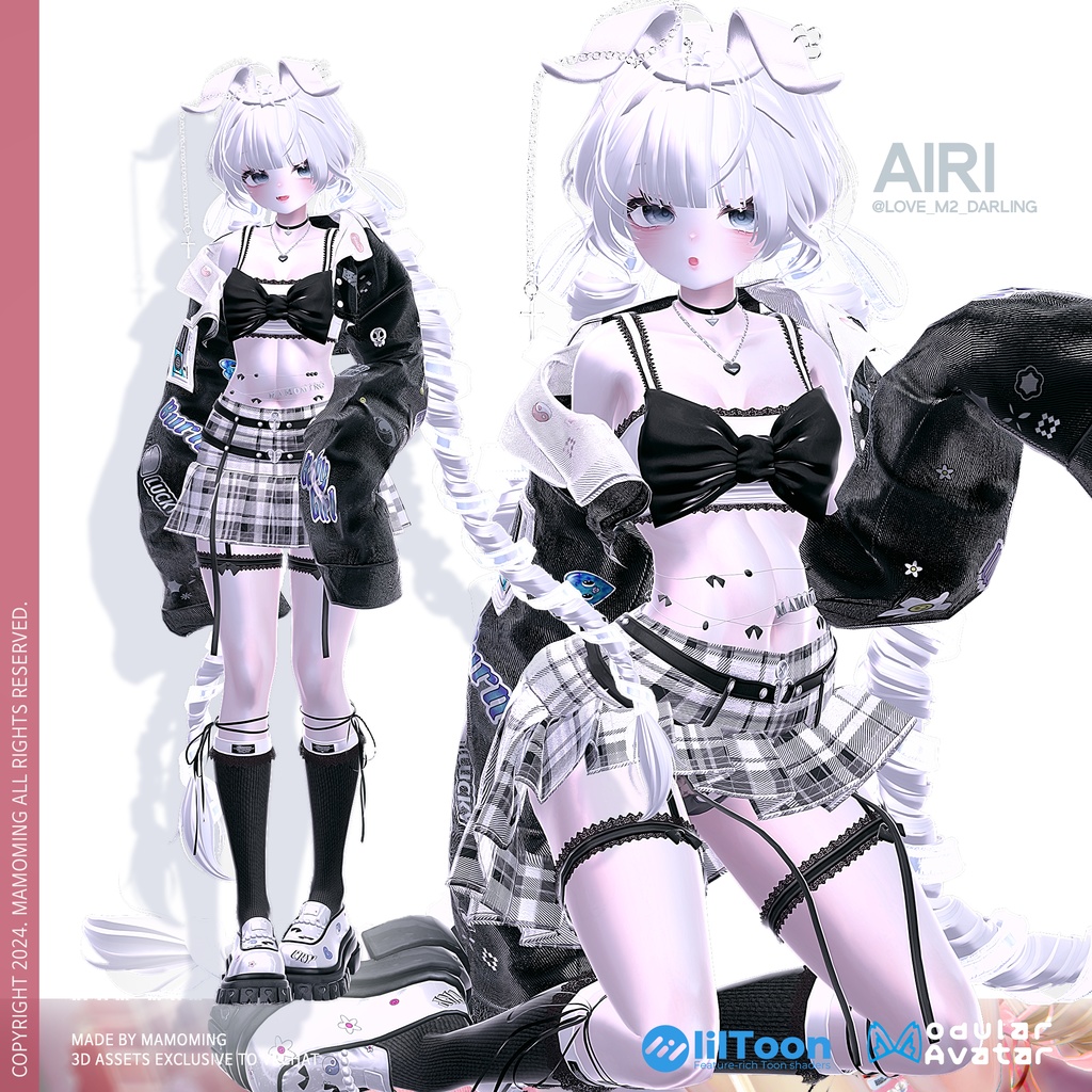 ❰Setup❱ 9アバター対応 Set_004 big ribbon uniform