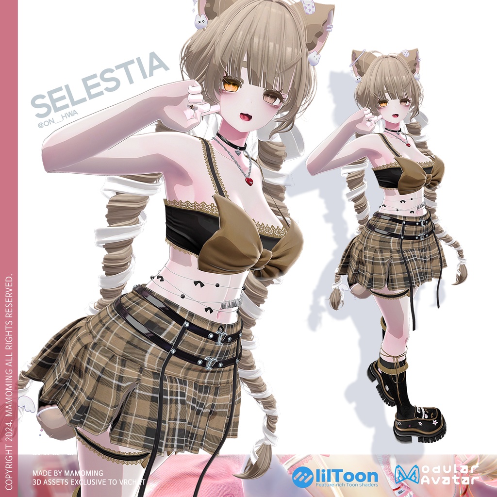 ❰Setup❱ 9アバター対応 Set_004 big ribbon uniform
