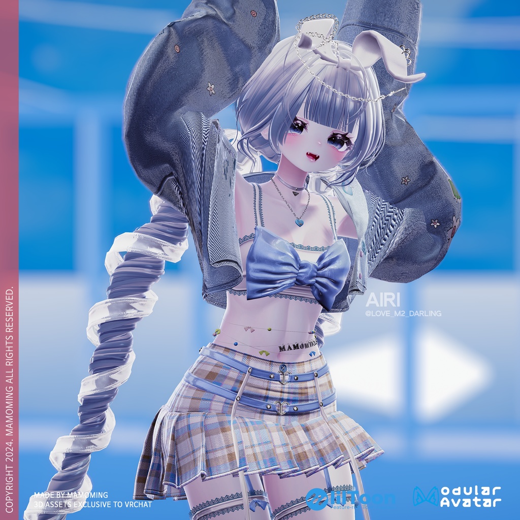 ❰Setup❱ 9アバター対応 Set_004 big ribbon uniform